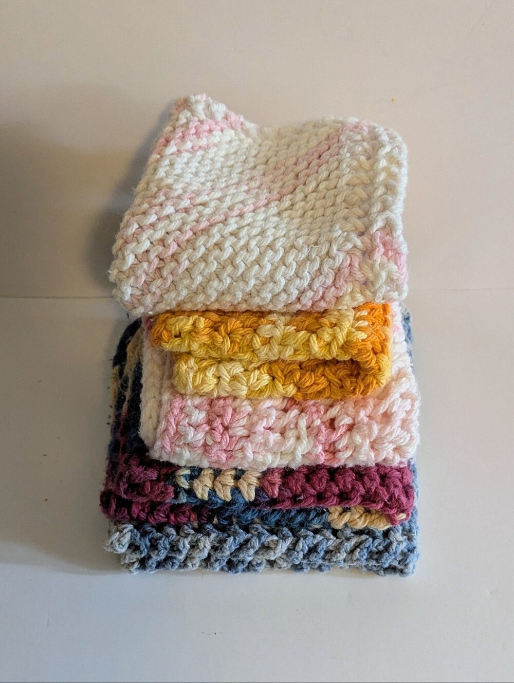 Handmade Crochet Pot Holders Bundle of 5